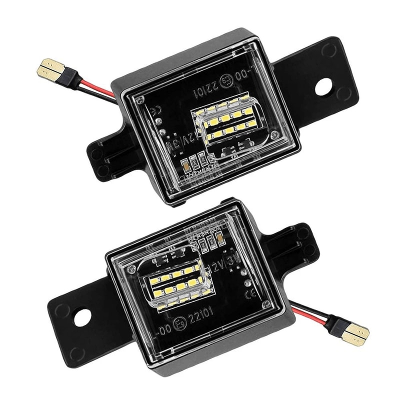 LED License Plate Light High Power White LED Replacement For Factory License Plate Bulb 10