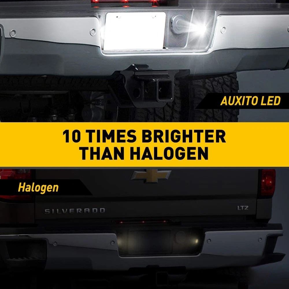 LED License Plate Light High Power White LED Replacement For Factory License Plate Bulb 6