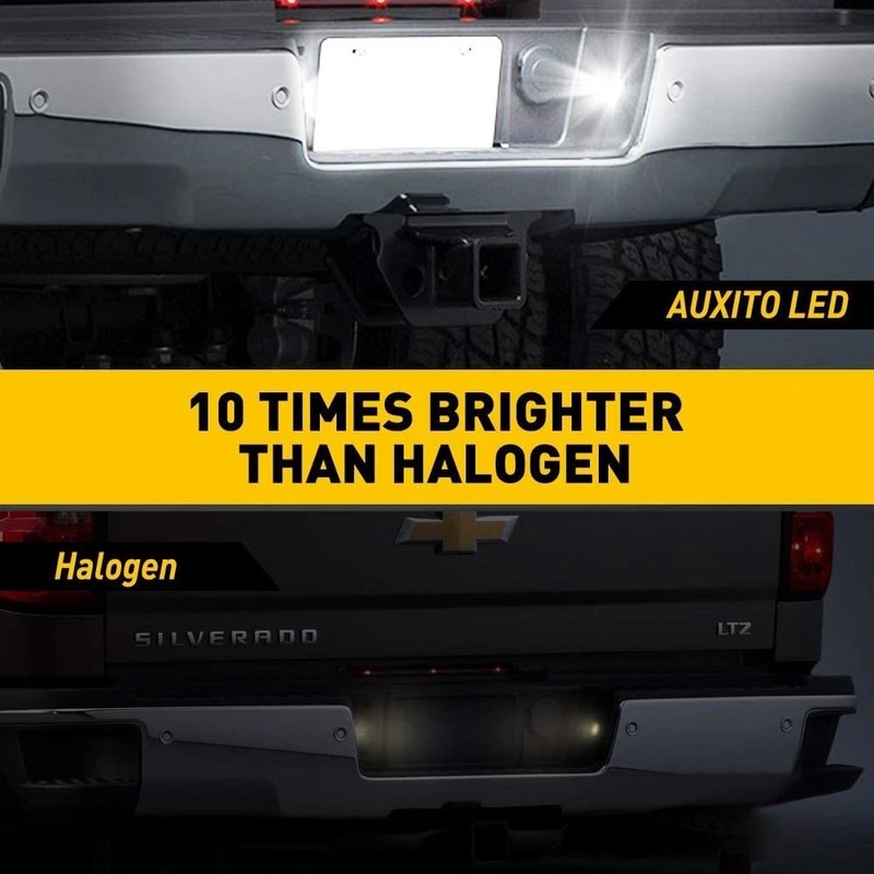 LED License Plate Light High Power White LED Replacement For Factory License Plate Bulb 6