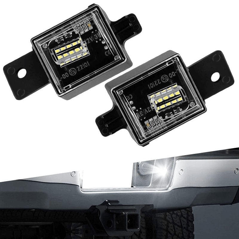 LED License Plate Light High Power White LED Replacement For Factory License Plate Bulb 0