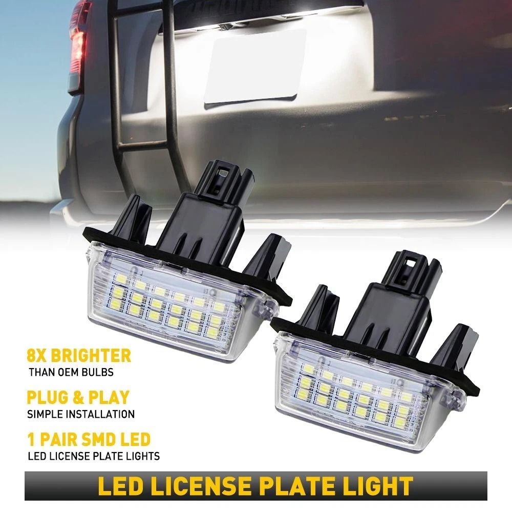 HighPowered Rear LED License Plate Light Brighter Than Plug And Play 10