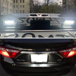 high-powered rear led license plate light, brighter than , plug and play