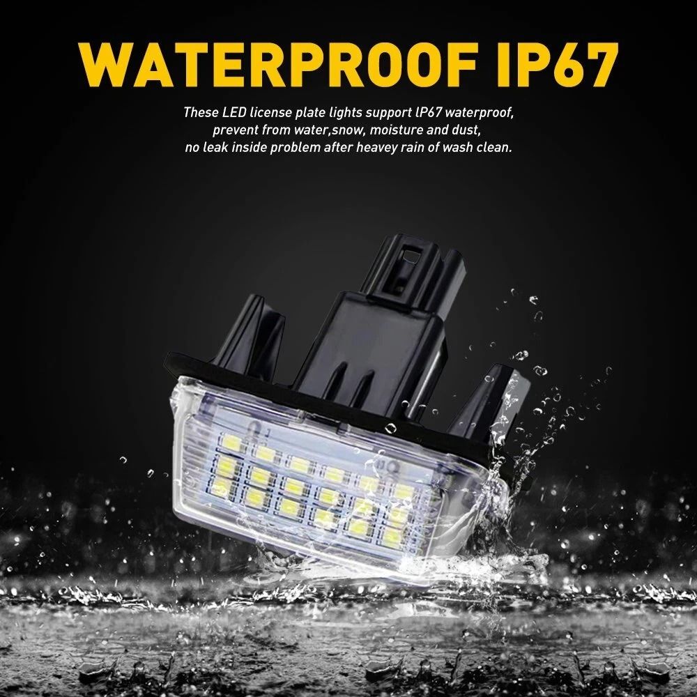 HighPowered Rear LED License Plate Light Brighter Than Plug And Play 7