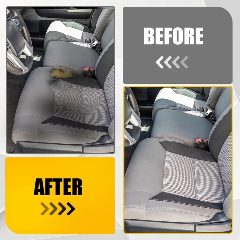 GrayBlack Bottom Cloth Seat Cover For Driver Passenger HighQuality Car Seat Protector Breathable Co