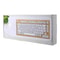 Wooden Wireless Keyboard Adjustable Typing Angle Battery Powered Compatible With Multiple Devices 1