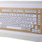 Wooden Wireless Keyboard Adjustable Typing Angle Battery Powered Compatible With Multiple Devices 3