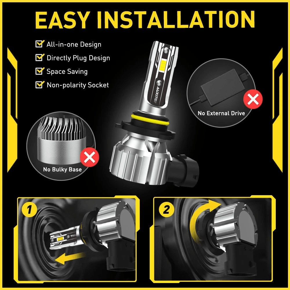 Upgrade Your Car Lighting With High Beam LED Headlight Bulb Conversion Kit Enhanced Visibility And 3