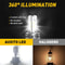 Super Bright LED Motorcycle Headlight Bulbs Kit High Low Beam White Waterproof Easy Install 3