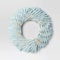 Aqua Preserved Palm Wreath 21in Round Indoor Wall Decor Dried Leaf Design By Threshold 2