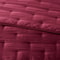 Wine Red FullQueen Comforter And Sham Set Satin Lyocell Soft Polyester Fiber Fill 1
