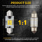 White LED License Plate Tag Lights LED Bulbs Interior DomeMapTrunk Lights Canbus Error Free Long Li 1