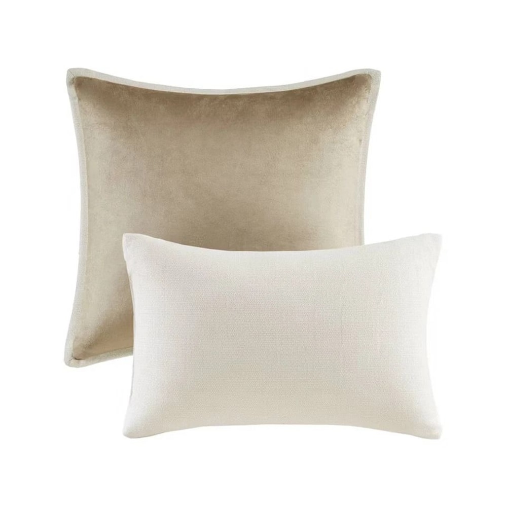 Blue Queen Watercolor Striped Bedding Set Comforter Shams And Decorative Pillows For Stylish Bedroo 5