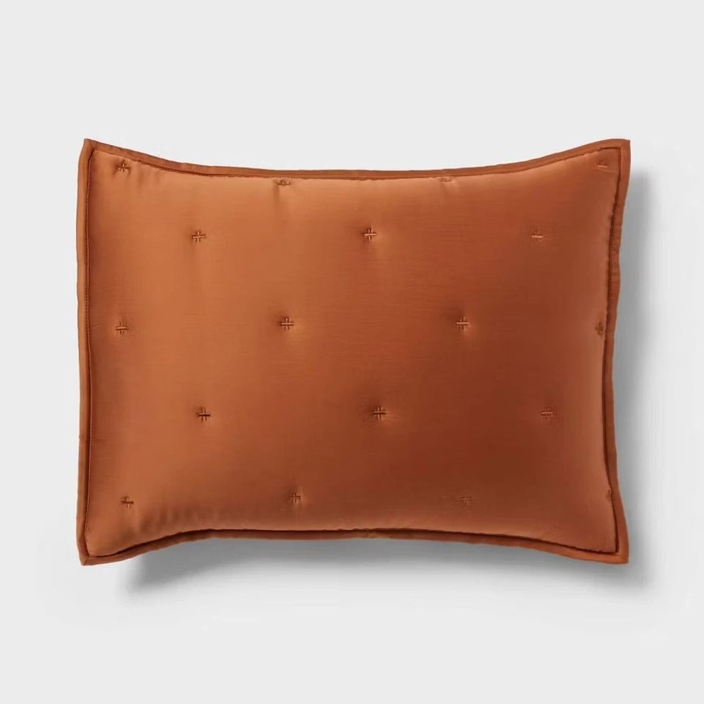 FullQueen Comforter Set Copper Soft Shams Thread Count Cooling Comforter And Sham Set Threshold 1