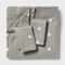 Light Gray King Cotton Blend Sateen Duvet Cover And Sham Set White Dot Design Cozy EasyCare Bedding 2