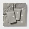 Light Gray King Cotton Blend Sateen Duvet Cover And Sham Set White Dot Design Cozy EasyCare Bedding 2
