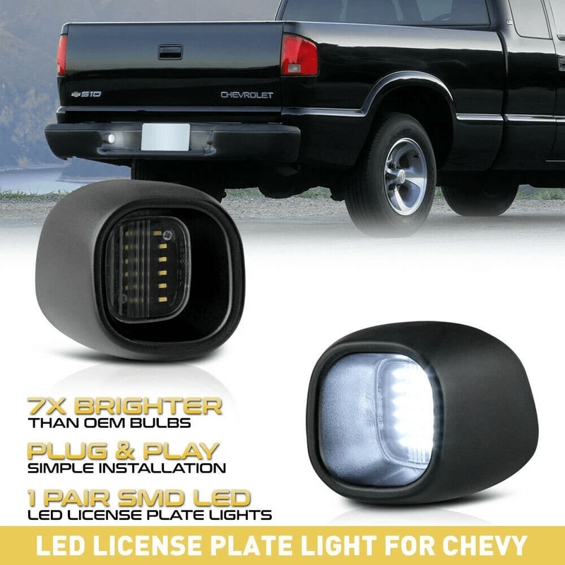 High Power SMD LED License Plate Light 18 LEDs Energy Efficient Sonoma Blazer LED Light Tag Lamp Ea 3