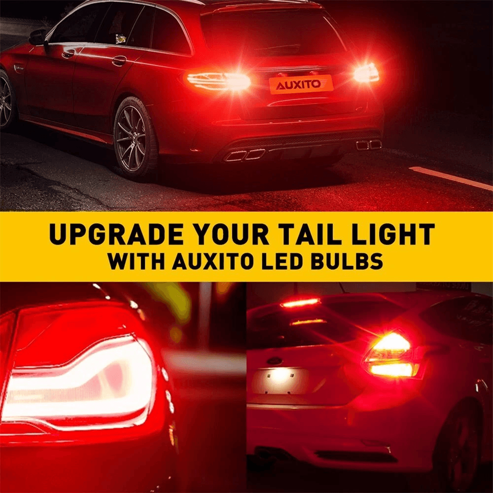Red LED Bulbs For Turn Signal Light Tail Stop Brake LED Bulbs With SMD LEDs ERROR FREE Plug And Pla 4