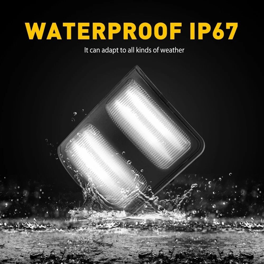 LED Turn Signal Light For Clear Side Mirror White High Brightness Durable Simple Installation 10