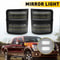 LED Turn Signal Light For Clear Side Mirror White High Brightness Durable Simple Installation 12