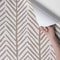 Peel And Stick Wallpaper Threshold Herringbone Stripe Neutral Tan Washable Surface 1