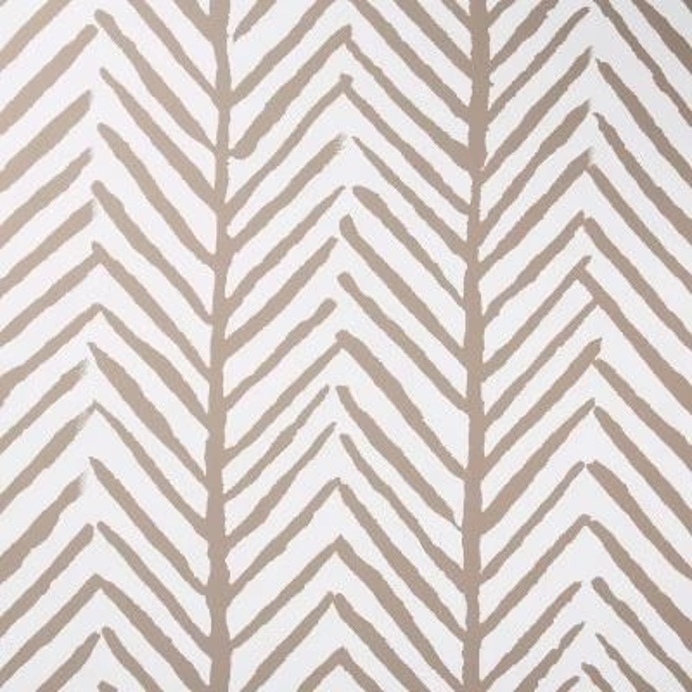 Peel And Stick Wallpaper Threshold Herringbone Stripe Neutral Tan Washable Surface 2