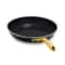 Open Frypan Black DiamondInfused Nonstick HeavyGauge Aluminum Oven Safe Dishwasher Friendly 0