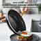 Open Frypan Black DiamondInfused Nonstick HeavyGauge Aluminum Oven Safe Dishwasher Friendly 3