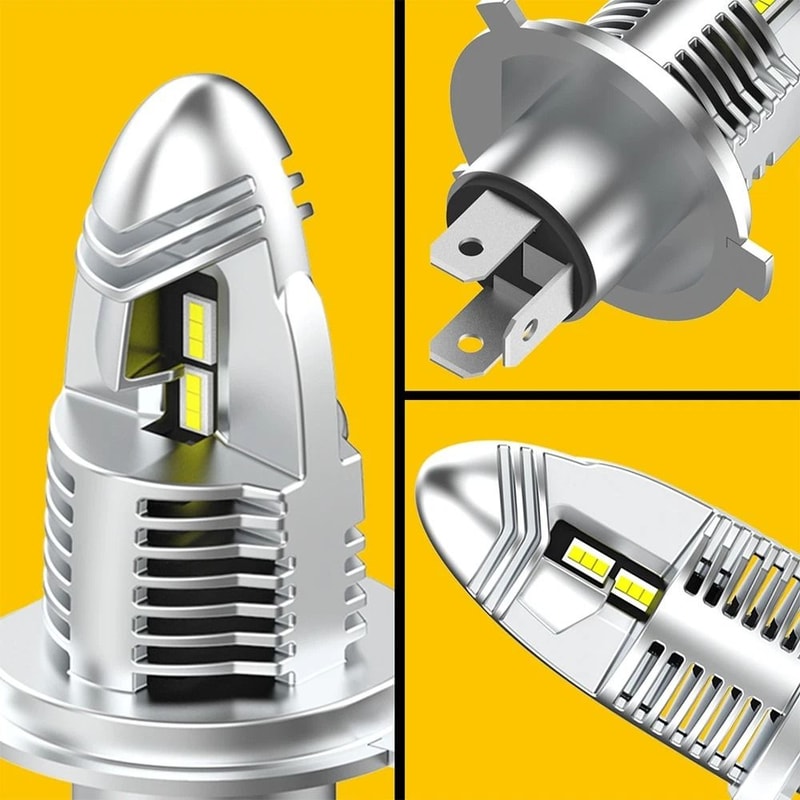 Super White H4 LED Headlight Bulb Conversion Kit High Low Beam Lamp Energy Efficient Light For Safe 7