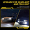LED Headlight Bulbs Kit HIGHLOW Beam White Brighter LongLasting 2