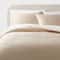 Threshold Lyocell Satin Duvet Set Cooling Breathable Solid Khaki FullQueen Bedding 0