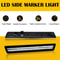 White LED SMOKED Side Marker Light Rear Bumper Lamp Waterproof High Brightness Energy Efficient 8