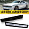 White LED SMOKED Side Marker Light Rear Bumper Lamp Waterproof High Brightness Energy Efficient 15
