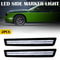 White LED SMOKED Side Marker Light Rear Bumper Lamp Waterproof High Brightness Energy Efficient 9