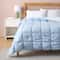 Light Blue FullQueen Box Stitch Puffer Comforter Room Essentials EcoFriendly Recycled Polyester Fi 2