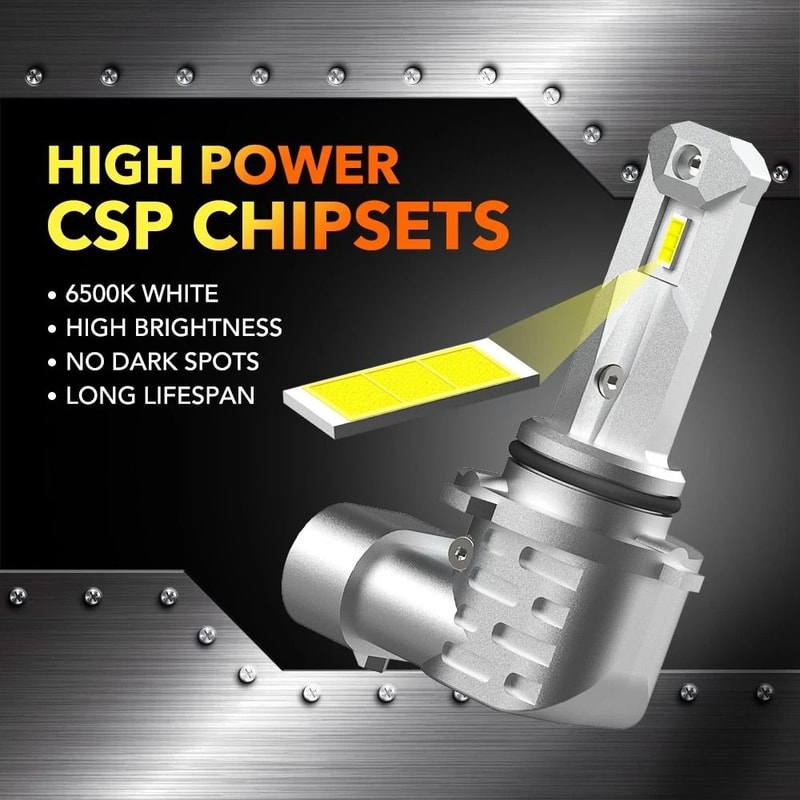 LED Headlight Kit Combo Super Bright Low Beam Bulb White Light LongLasting And Easy Installation Fo 2