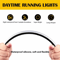 LED Daytime Running Light Strips For Cars Sequential Flow Turn Signal Lamp Waterproof LED Strip Hea