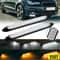 LED Daytime Running Light Strips For Cars Sequential Flow Turn Signal Lamp Waterproof LED Strip Hea
