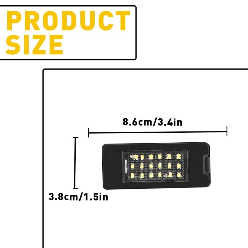 LED Tag Lamp License Plate Light LongLasting High Brightness Easy Installation 2