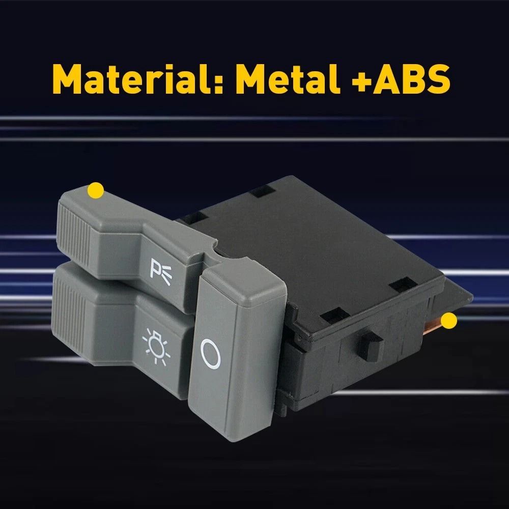 Replacement New Headlight Switch Durable Light Switch For Vehicles Easy Install Headlight Switch 5