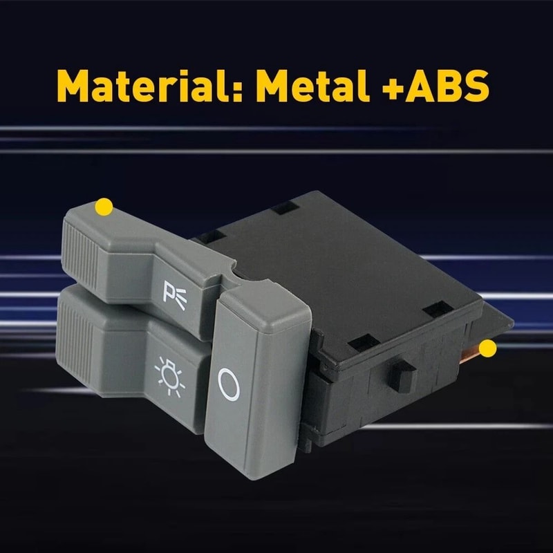 Replacement New Headlight Switch Durable Light Switch For Vehicles Easy Install Headlight Switch 5