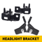 HEADLIGHT LAMP MOUNT BRACKET FIT CorrosionResistant ABS Direct Replacement Simple Installation High 1