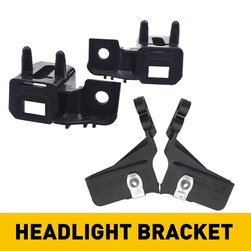 HEADLIGHT LAMP MOUNT BRACKET FIT CorrosionResistant ABS Direct Replacement Simple Installation High 1