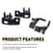 HEADLIGHT LAMP MOUNT BRACKET FIT CorrosionResistant ABS Direct Replacement Simple Installation High 7