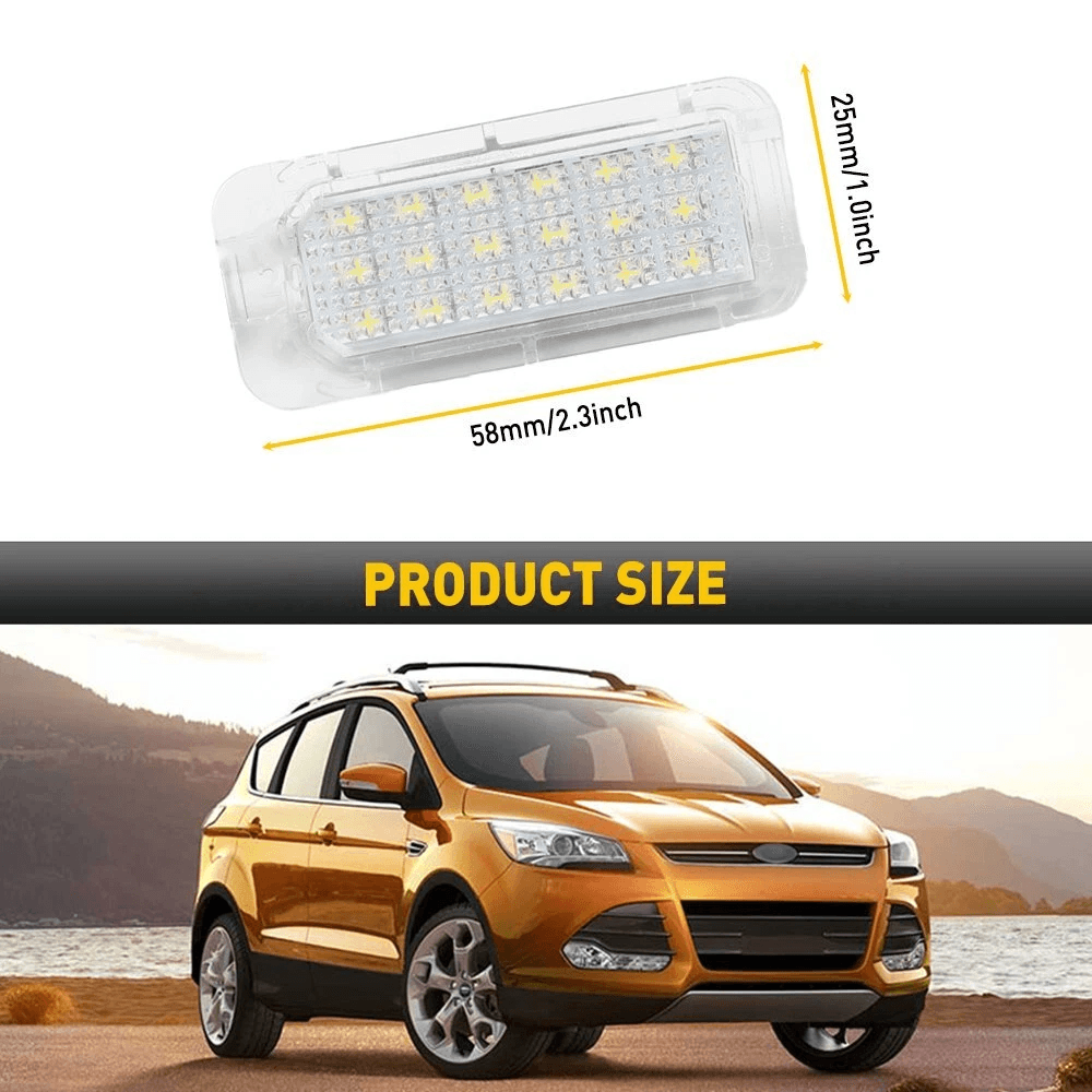 White SMD LED License Plate Light For Expedition Fusion DirectFit Replacement 1