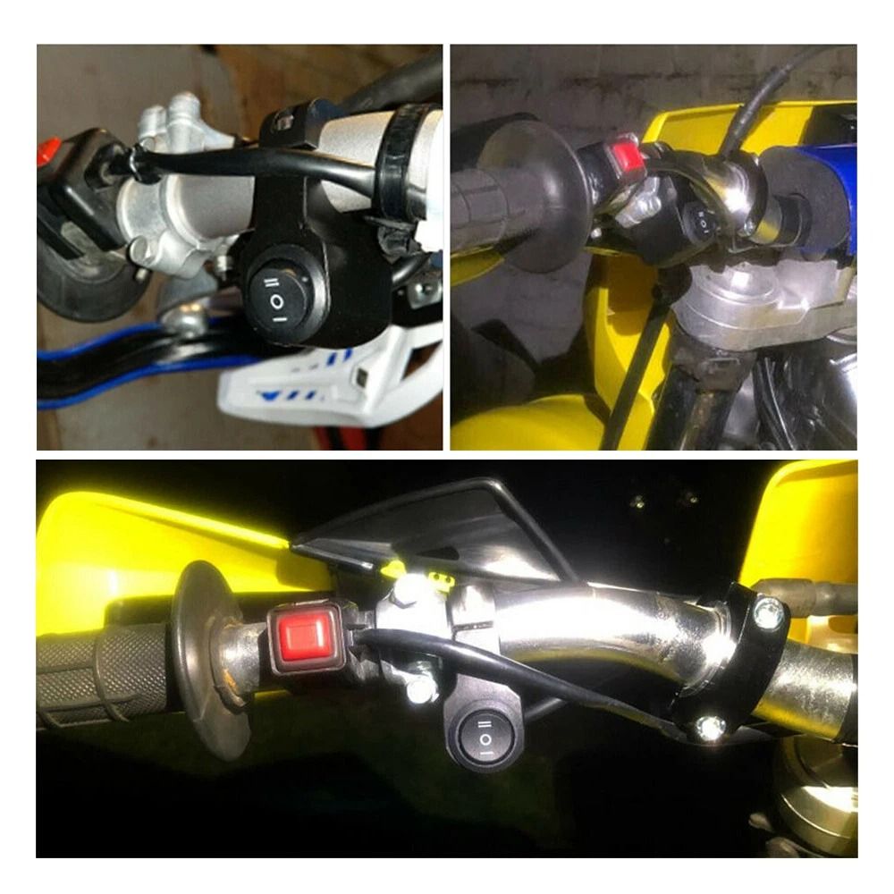 Motorcycle Handlebar Switch For Headlight Fog Light Spot Light Heavy Duty Switch For Dirt Bike And 8