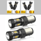 Amber White LED Turn Signal Bulbs DRL Anti Hyper Flash Technology Upgrade Your Vehicle Lighting Per 1