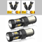 Amber White LED Turn Signal Bulbs DRL Anti Hyper Flash Technology Upgrade Your Vehicle Lighting Per 1