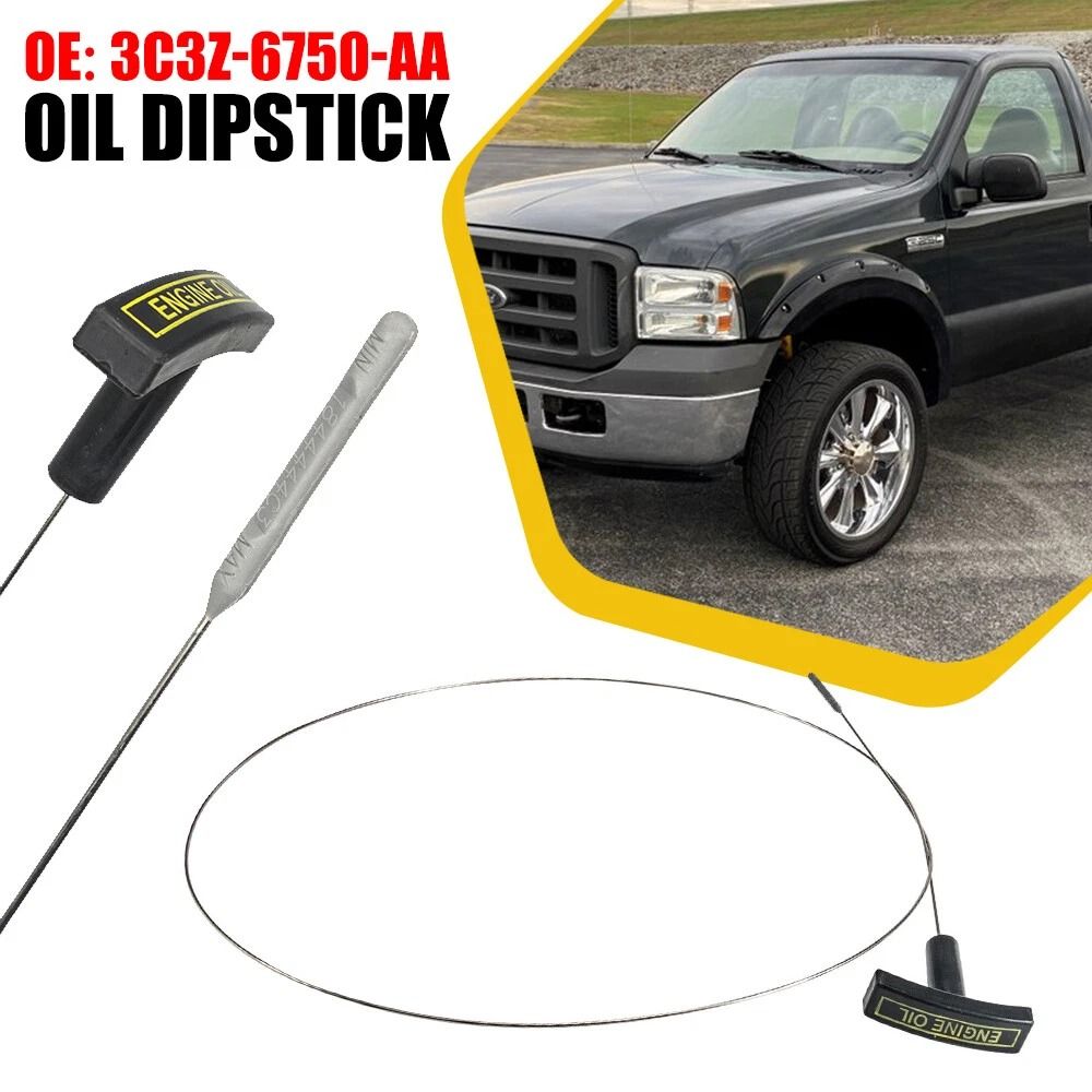 Engine Oil Dipstick For Powerstroke Diesel Durable Dip Stick For Precise Oil Level Adjustments Repl 1