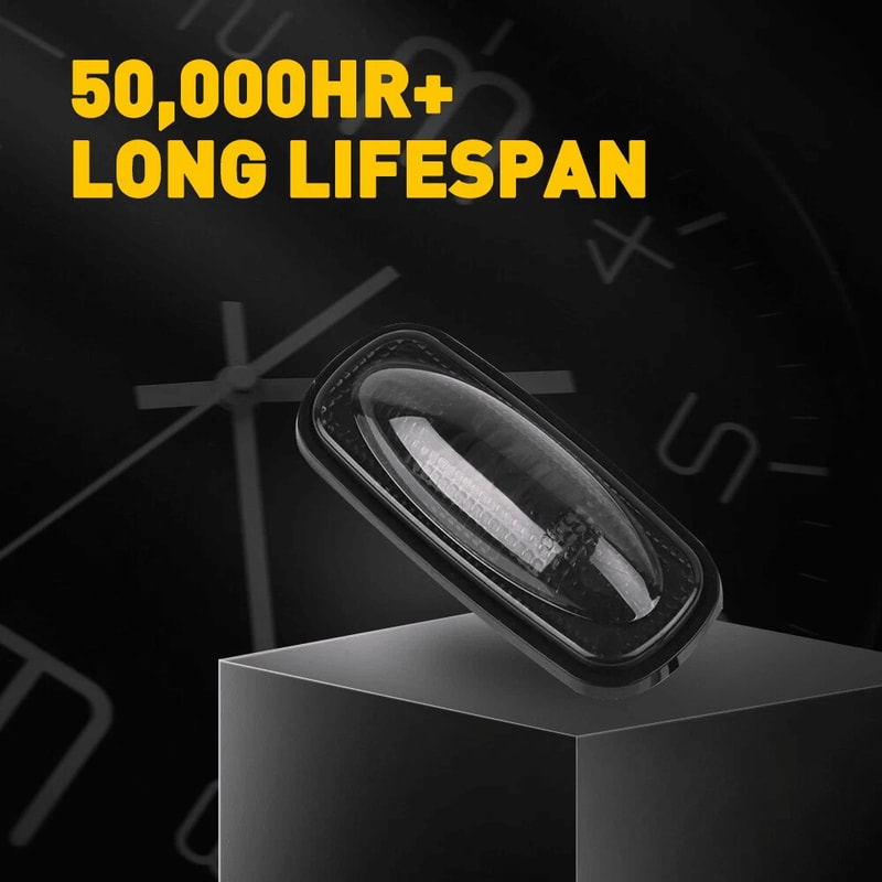 LED Rear Side Marker Lamp With Smoked Lens Waterproof And Shock Resistant High Brightness 4