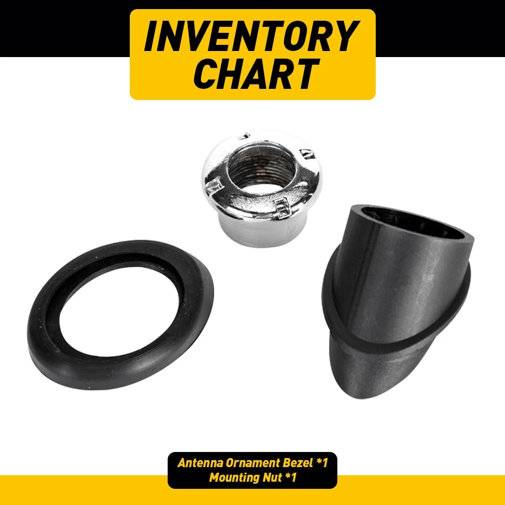 New Genuine Antenna Ornament Bezel Mounting Nut Perfect Replacement Antenna Base 4